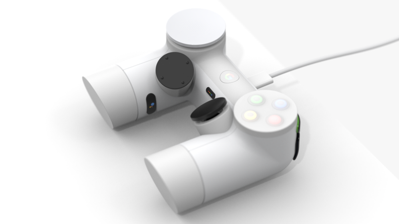 Illustration for article titled Designer Re-Imagines Google’s Stadia Controller In Whimsical Mockup